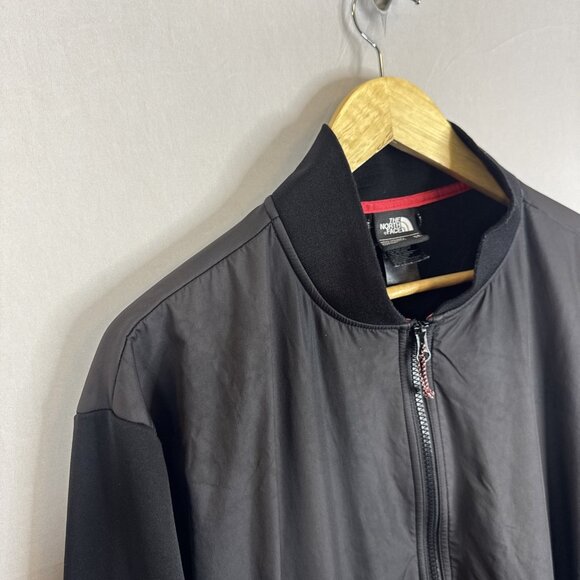 The North Face Men’s XXL Full Zip Hybrid Jacket Black Bomber Style - Picture 4 of 8
